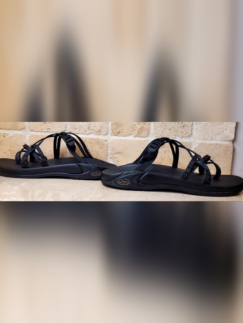 Chaco Women’s Size 11 Black Strappy Adventure Sandals - Picture 9 of 10